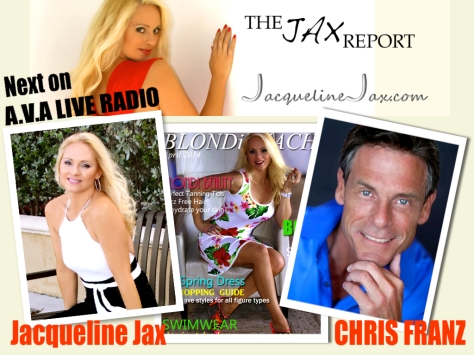 Jax Report on AVA LiveRadio Jacqueline Jax Chris Franz